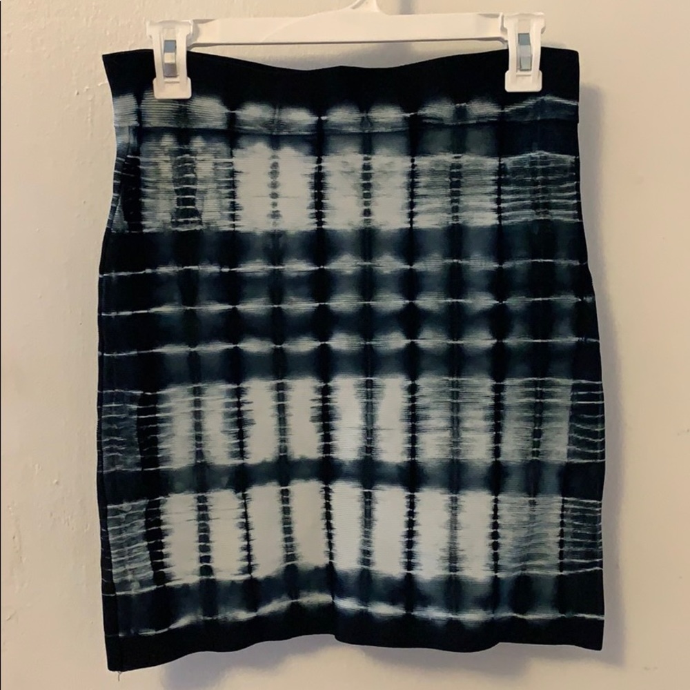 BCBG Tie dye bodycon skirt